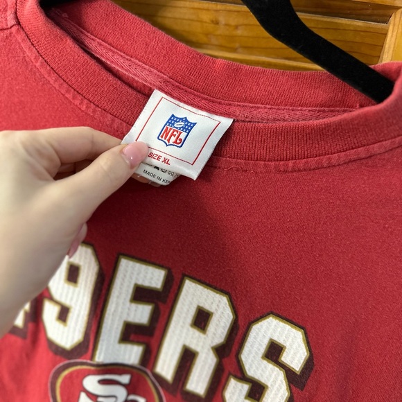 Vintage San Francisco 49ers NFL long sleeve red shirt size XL - Picture 7 of 9